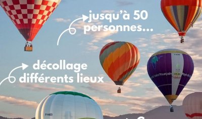 Vol en montgolfieres entre 40 et 50 personnes Roanne