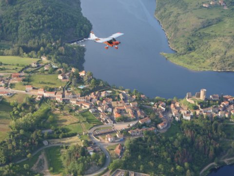 Vol en ULM sur les Gorges de la Loire à Roanne 